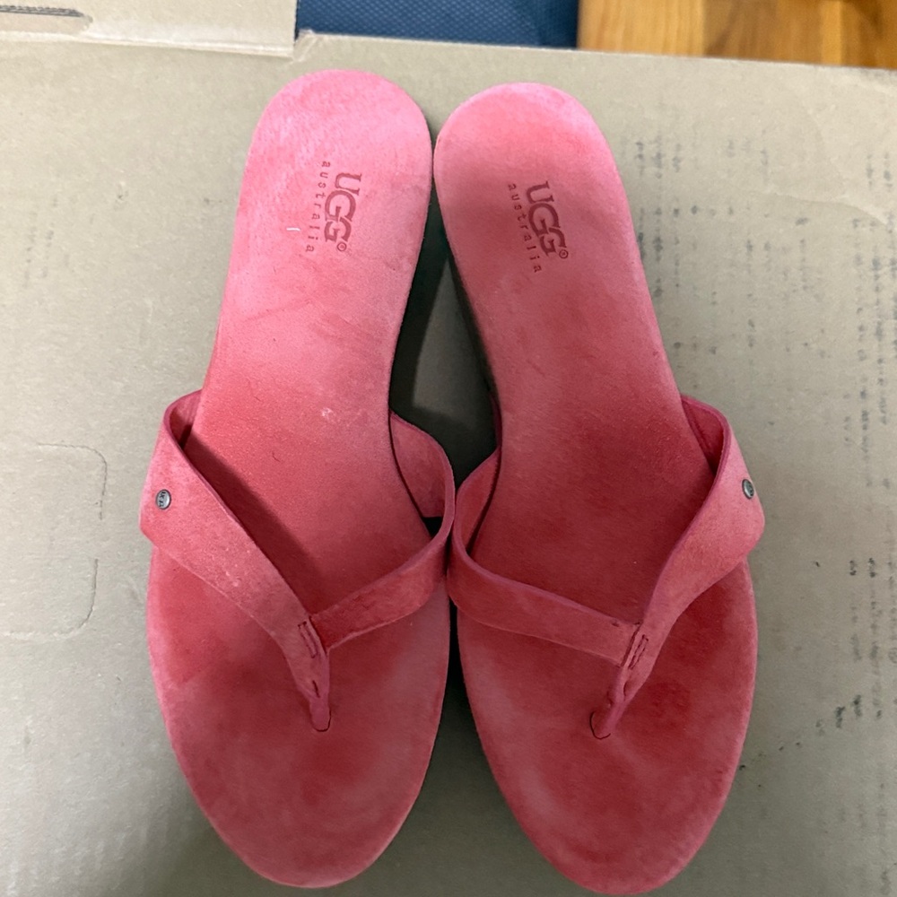 UGG Women's Coral wedge Sandals - Picture 4 of 6
